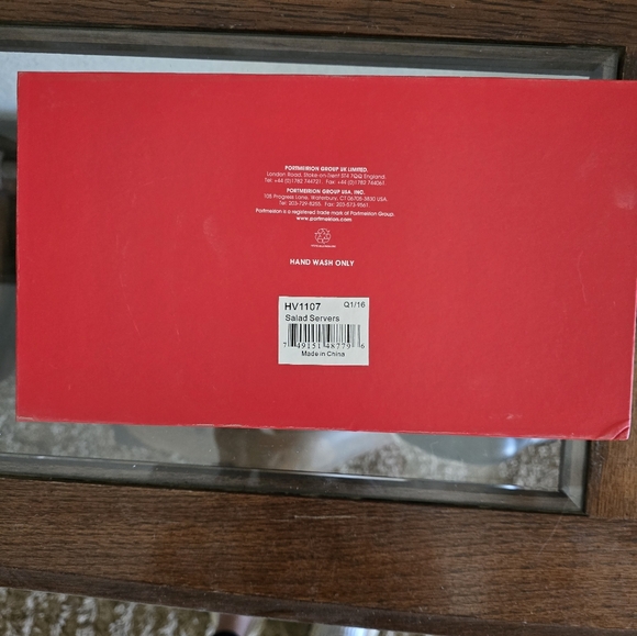 NEW Portmeirion The Holly and the Ivy holiday Salad Server set. - Picture 8 of 8